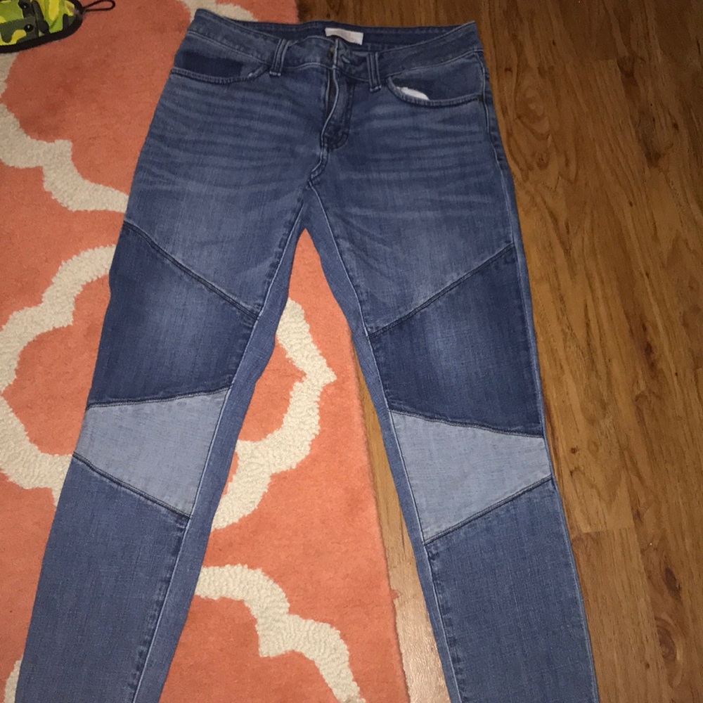 patch work jeans